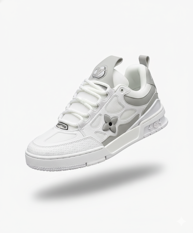 LV Skate Branco e Cinza