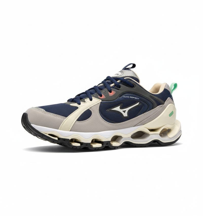 Wave Prophecy Beta Azul Marinho e Creme